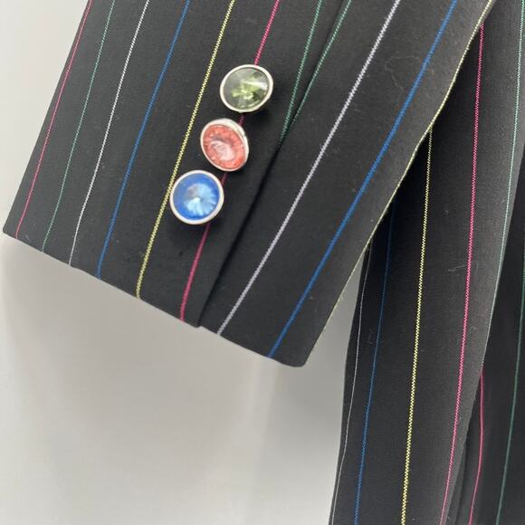 Staud Rainbow Stripe Tunnel Blazer - Picture 5 of 9